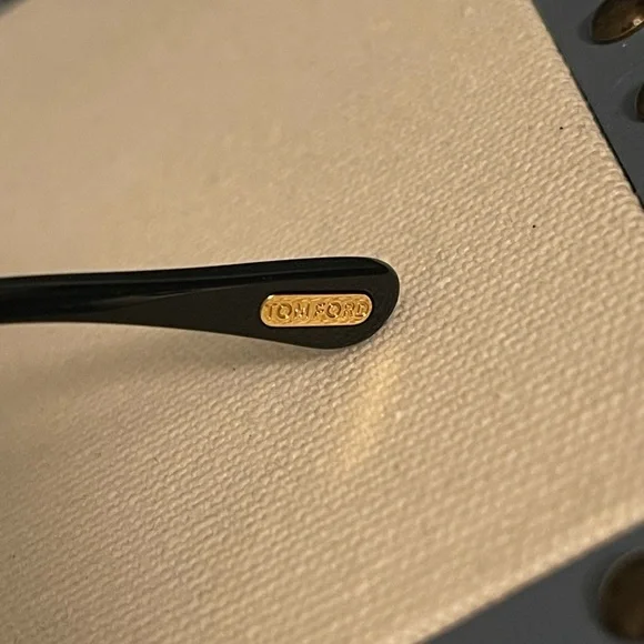 Tom Ford Gold Aviator Sunglasses - Picture 9 of 11